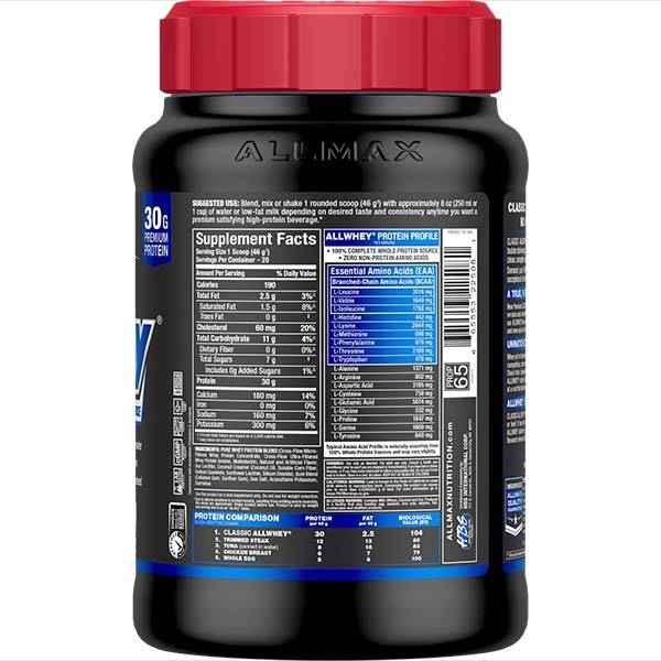 Classic AllWhey: 100% Whey Protein Powder