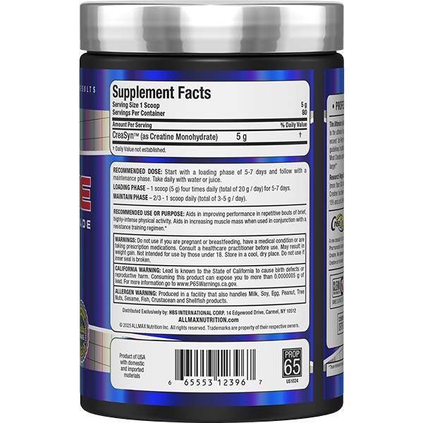 Creatine Monohydrate Powder - Allmax Nutrition