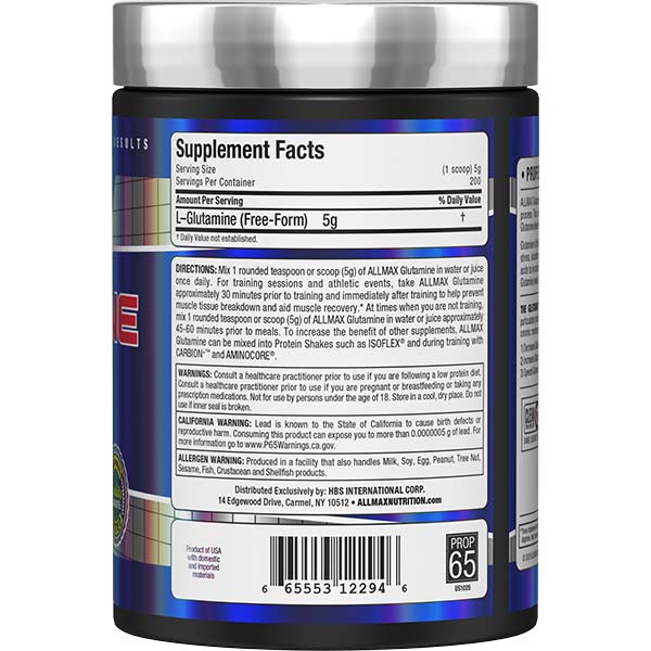 L - Glutamine Powder - Allmax Nutrition