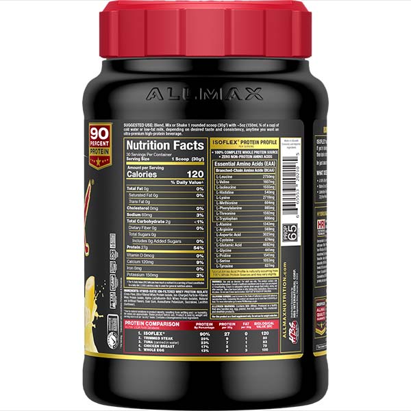 Isoflex: 100% Pure Whey Protein Isolate Powder