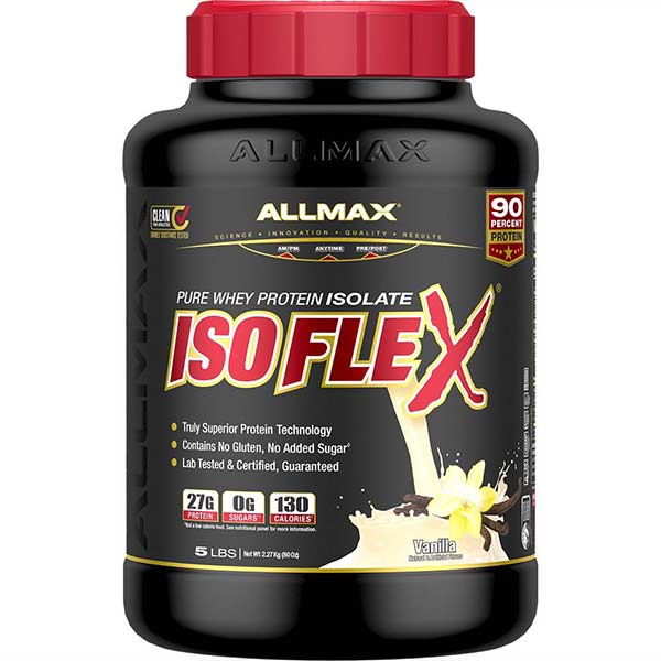 Allmax Isoflex Protein Powder: 100% Pure Whey Protein Isolate - Allmax Nutrition