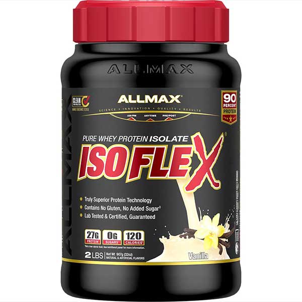 Allmax Isoflex Protein Powder: 100% Pure Whey Protein Isolate - Allmax Nutrition