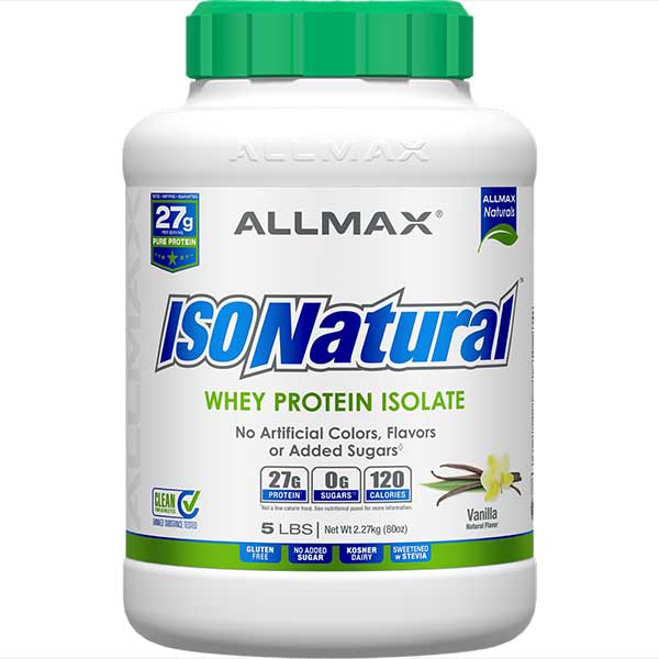 Isonatural: Natural Pure Whey Protein Isolate Powder