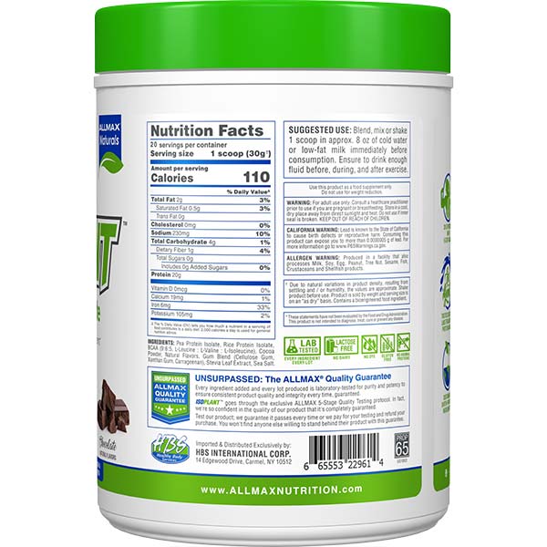 ISOPLANT Plant Protein Isolate