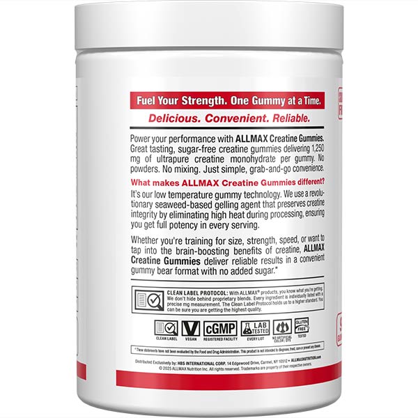 Creatine Gummies - Allmax Nutrition