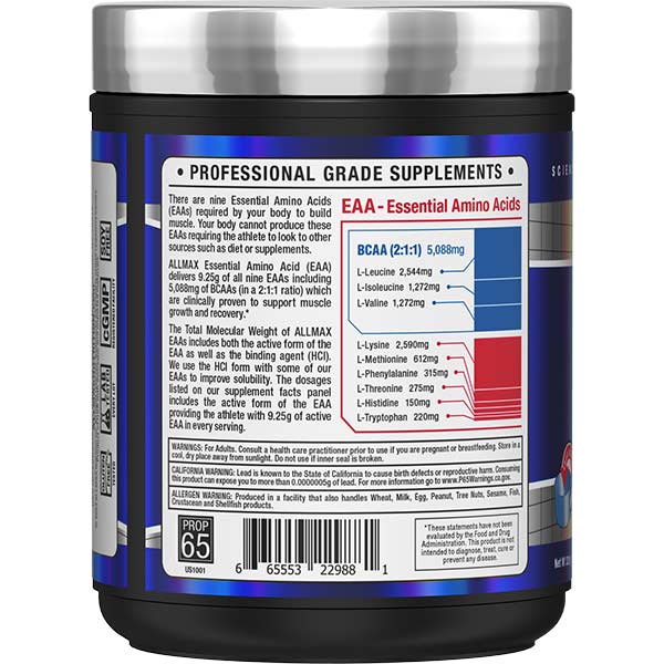 EAA - ESSENTIAL AMINO ACIDS - Allmax Nutrition