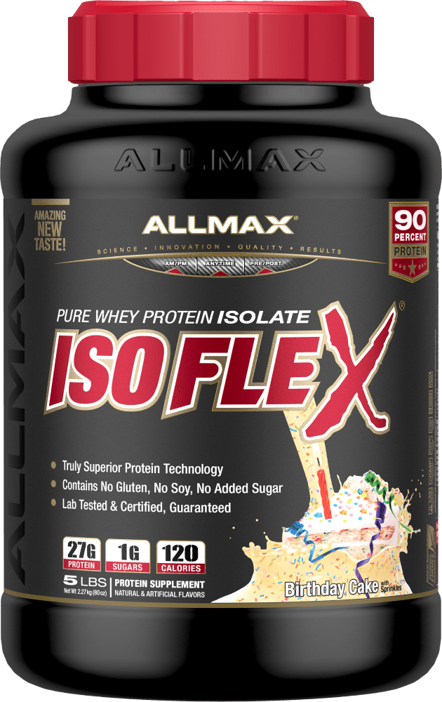 Allmax Isoflex Protein Powder: 100% Pure Whey Protein Isolate - Allmax Nutrition