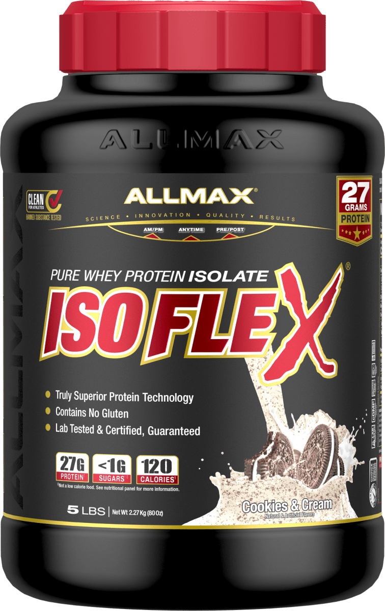 Allmax Isoflex Protein Powder: 100% Pure Whey Protein Isolate - Allmax Nutrition