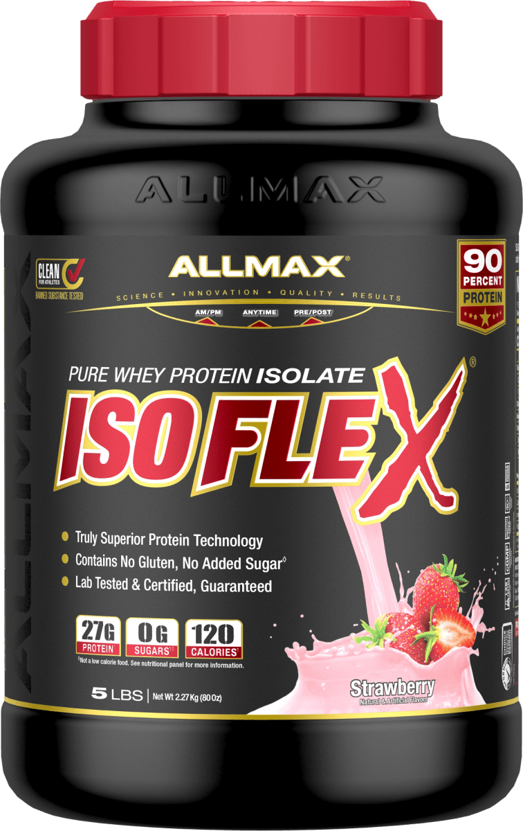 Allmax Isoflex Protein Powder: 100% Pure Whey Protein Isolate - Allmax Nutrition