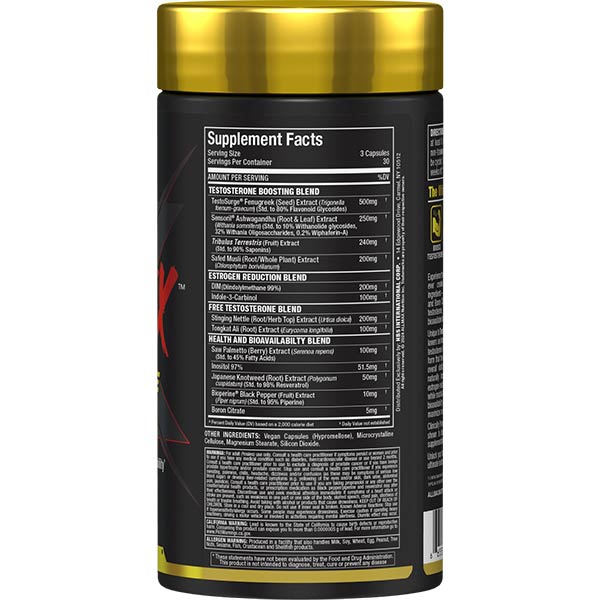 TESTOFX XTREME Testosterone Booster Supplement by ALLMAX Nutrition