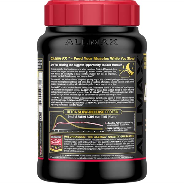 Casein-FX Protein: 100% Micellar Casein Source