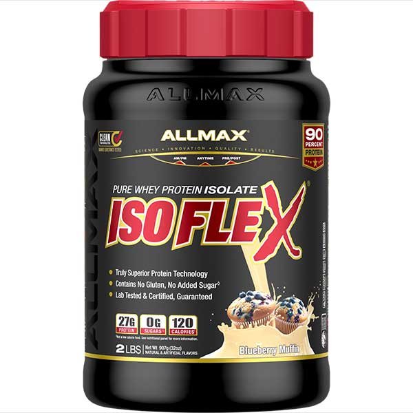 Allmax Isoflex Protein Powder: 100% Pure Whey Protein Isolate - Allmax Nutrition