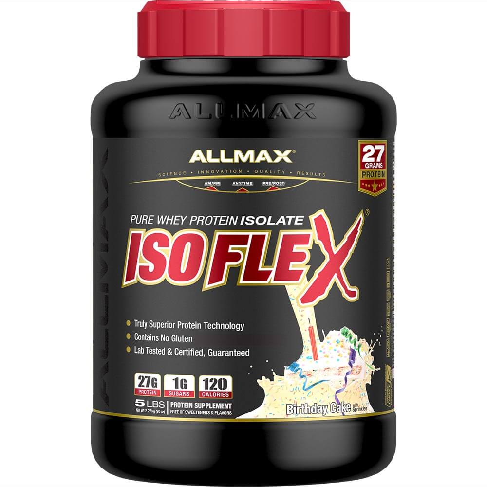 Allmax Isoflex Protein Powder: 100% Pure Whey Protein Isolate - Allmax Nutrition