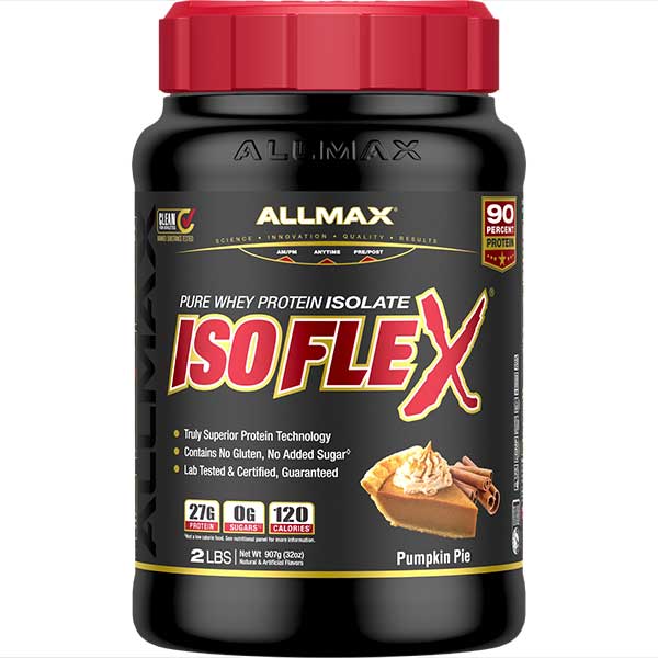 Allmax Isoflex Protein Powder: 100% Pure Whey Protein Isolate - Allmax Nutrition