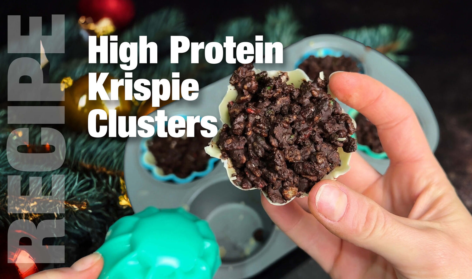 White Chocolate Krispie Clusters