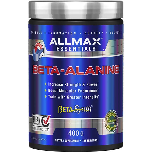 Beta-Alanine by ALLMAX Nutrition in 400g Size.