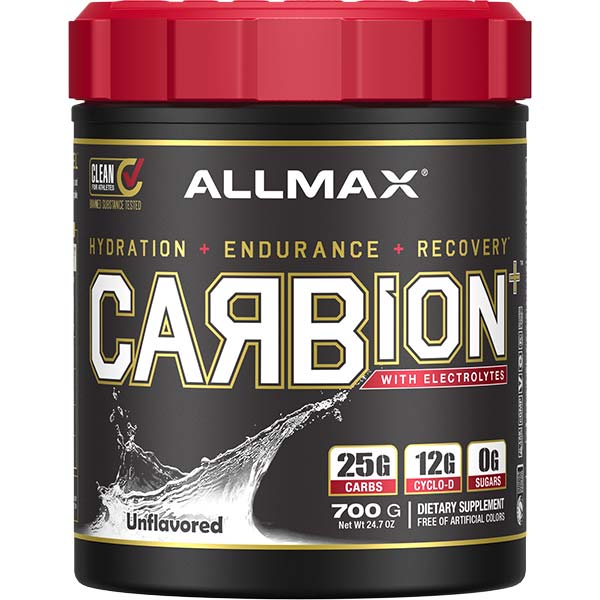 Carbion 25 Serv by ALLMAX Nutrition in Unflavor Flavor and 725g Size.