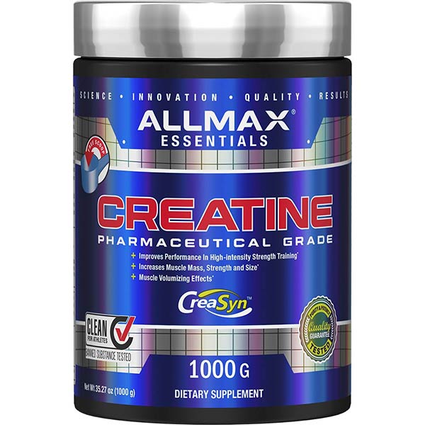 Creatine by ALLMAX Nutrition in 1000g Size.