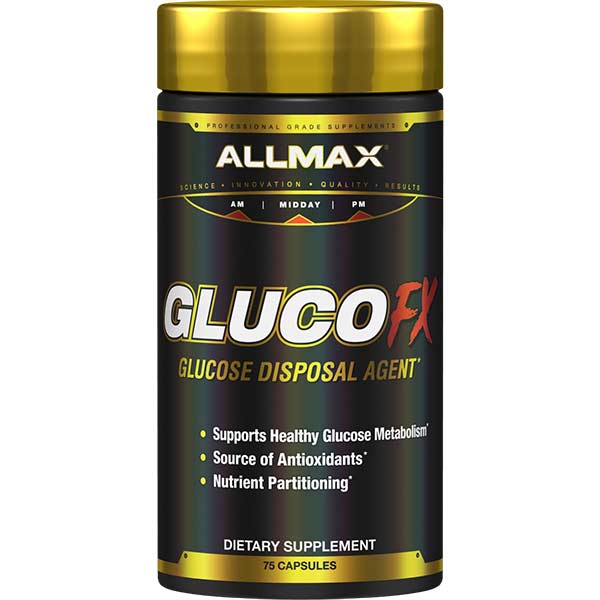 Gluco FX by ALLMAX Nutrition in 75ct Size.