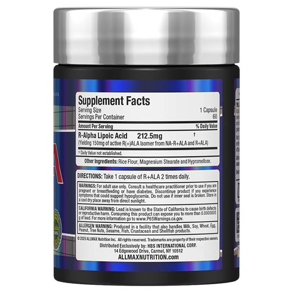 R+ALA Supplement - Allmax Nutrition