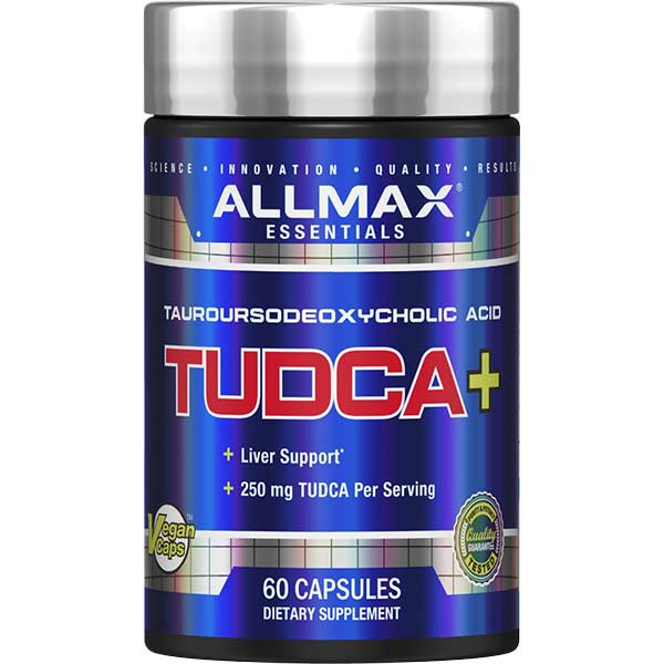 TUDCA + by ALLMAX Nutrition in 60ct Size.