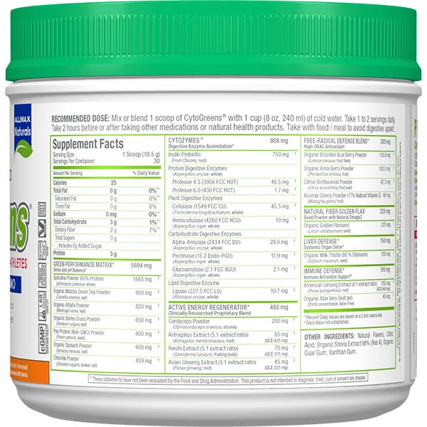 Cytogreens Super Green Powder