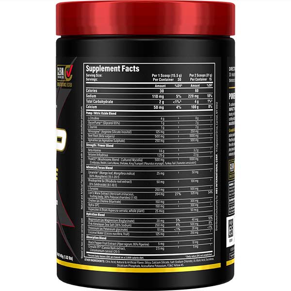 Impact Pump Xtreme by ALLMAX Nutrition in Pineapple Mango Flavour and 465g Size. SFP