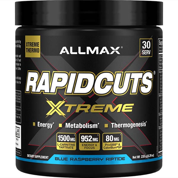 Rapidcuts Xtreme by ALLMAX - Blue Raspberry Riptide - 235g