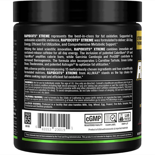 Rapidcuts Xtreme by ALLMAX - Lean Lemon Lime - 235g