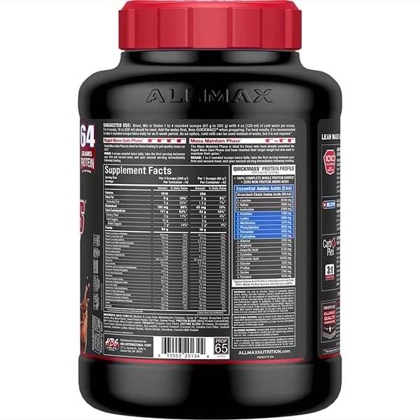 Quickmass by ALLMAX Nutrition in Chocolate Flavour and 6lb Size. 
 SFP